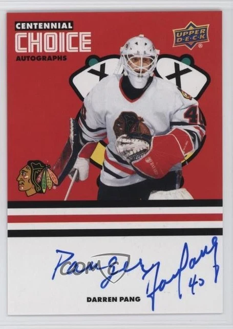 2025 Chicago Blackhawks Centennial Inscriptions /35 Darren Pang Panger Auto 6pi