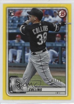 2020 Bowman Yellow /75 Zack Collins #48 Rookie RC 12jy
