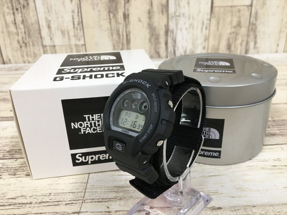 Supreme THE NORTH FACE CASIO G-SHOCK DW-6900NS-1JR Black Wrist