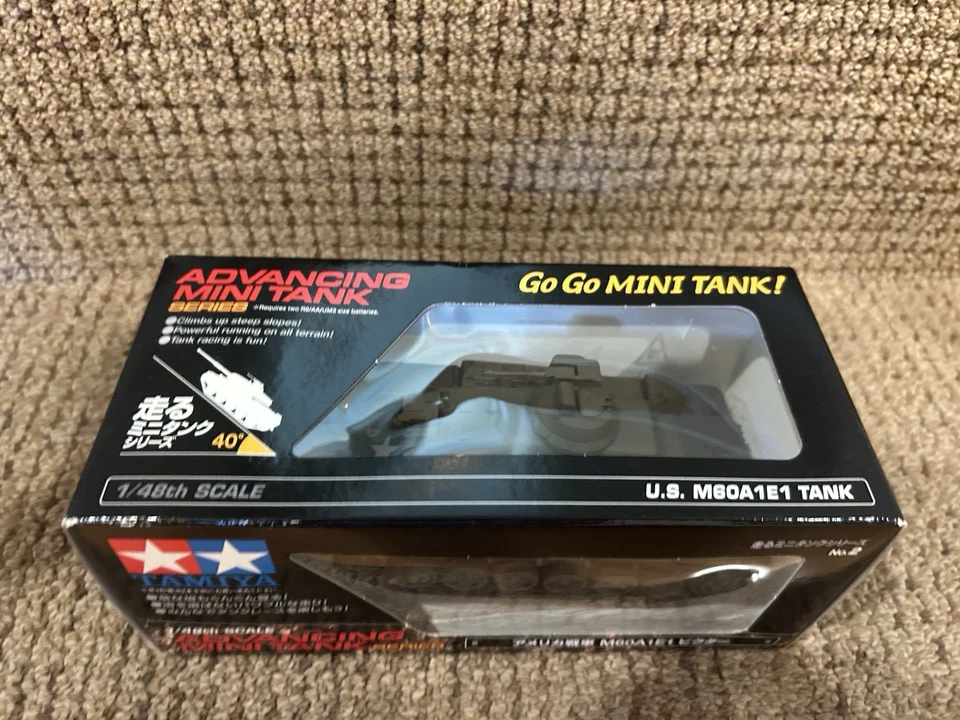 Tamiya 1:48 U.S. M60A1E1 Patton Tank, Motorized Finished Model No 30102-900 - Image 2 of 4