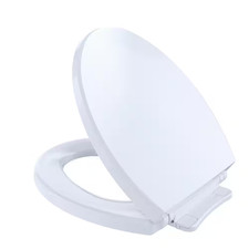 Round Softclose Toilet Seat in Cotton White