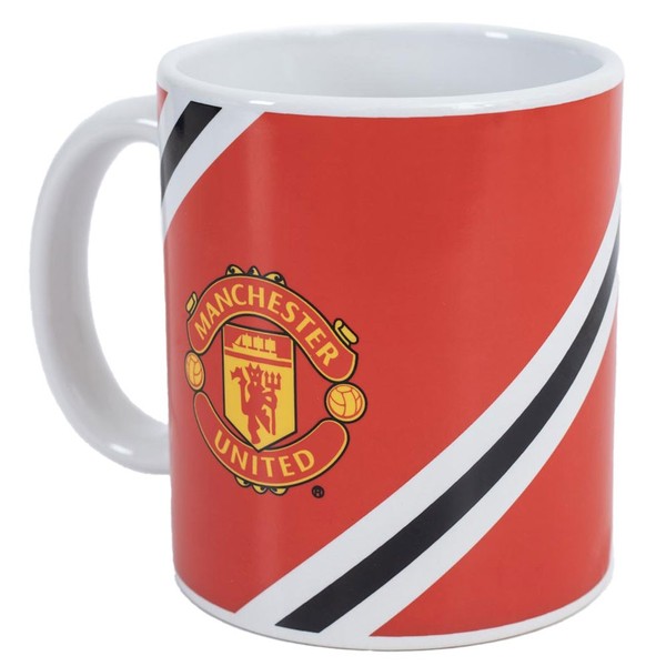Manchester United Fc - Core Stripe Mug - Standard Mugs - F300Z-image