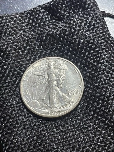 1947-D Walking Liberty Half Dollar AU