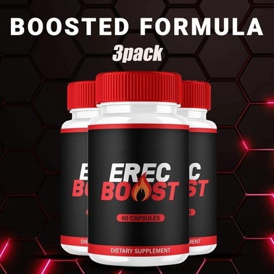 3 Pack Erec Boost Pills Maximize Energy, Vitality & Stamina 60 Capsules DE