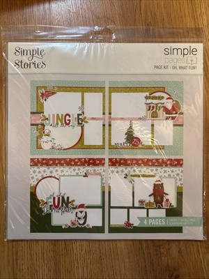 Simple Stories 12” Page Kit Oh, What Fun | eBay