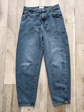 Free People Augusta High Rise Slim Barrel Jeans Size 31 Read Descript