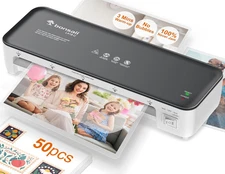 Laminator Machine, 9 Inch Laminators Machine with 50 Laminating Sheets