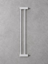 BABELIO Metal Baby Gate Extender 30 Tall x 5.5 White Baby Gates Extension Kit