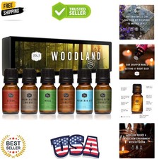 Woodland Set of Scented Oils - Cedar, Warm Rustic Woods, Moss, Redwood Forest...