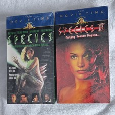 VHS Species 1 & 2 Sealed MGM Watermark