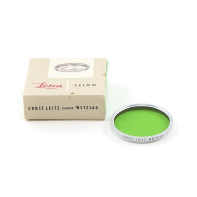 LEITZ E43 GGR GREEN FILTER CHROME + BOX 13171 / YELOO #5666
