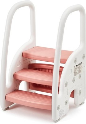 Toddler 3 Step Stool Kids Standing Tower for Toddlers Plastic Learning Helper
