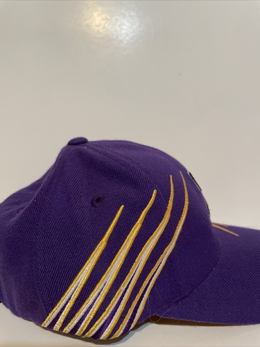 Vintage 90’s Minnesota Vikings ANNCO Adjustable Hat Embroidered Acrylic & Wool - Picture 5 of 10