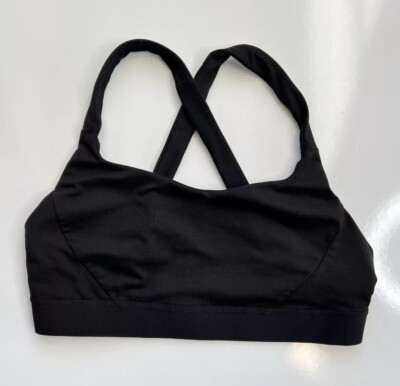Patagonia Switchback Sports Bra Black Women's Size Large