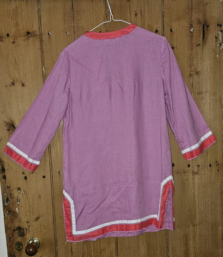 Boden Linen shift dress size 8 Pink - Picture 2 of 2