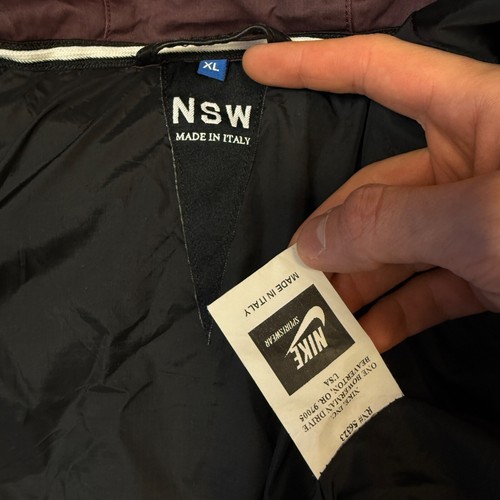Nike NSW XL Herren Blau/Burgund Jacke Made In Italy Full Zip Outdoor - Bild 12 von 14