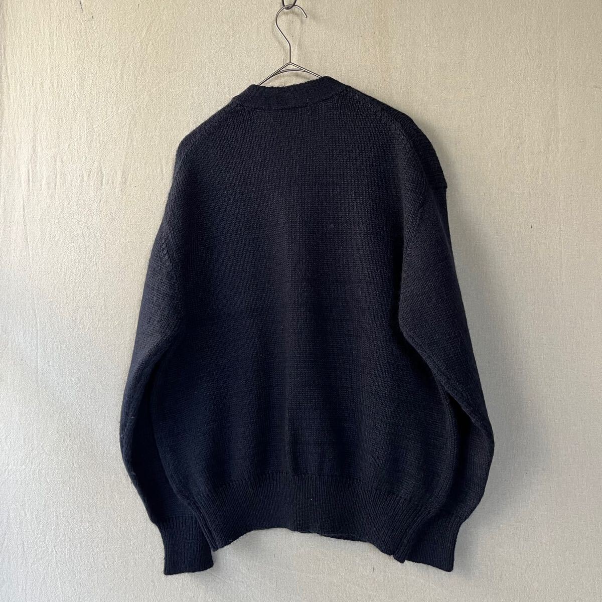 Ad1991 Comme Des Garcons Homme Knit Cardigan / Wool Navy Ad1991 Comme Des Garcons Homme Knit Cardigan / Wool Navy