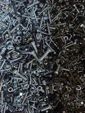 20 LBS New MIXED LOT STEEL BOLTS NUTS SCREWS AND FASTENERS