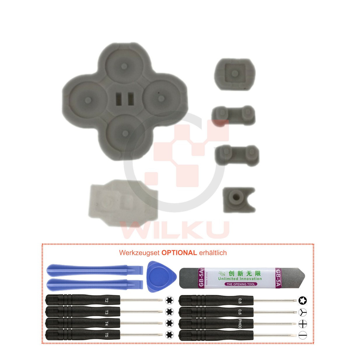 Knopf Gummi Set Buttons für Nintendo Switch Set Joystickcontroller