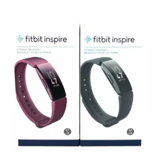 NEW Fitbit Inspire 1 Health & Fitness Tracker- Black/Red US