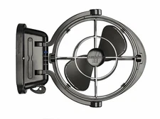 Caframo Sirocco II 3 Speed 7" Gimbal Fan 360 Degree Airflow 12/24V Blk 7010CABBX