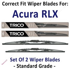 Wiper Blades 2-Pack Standard Wipers - fit 2014+ Acura RLX - 30260/200