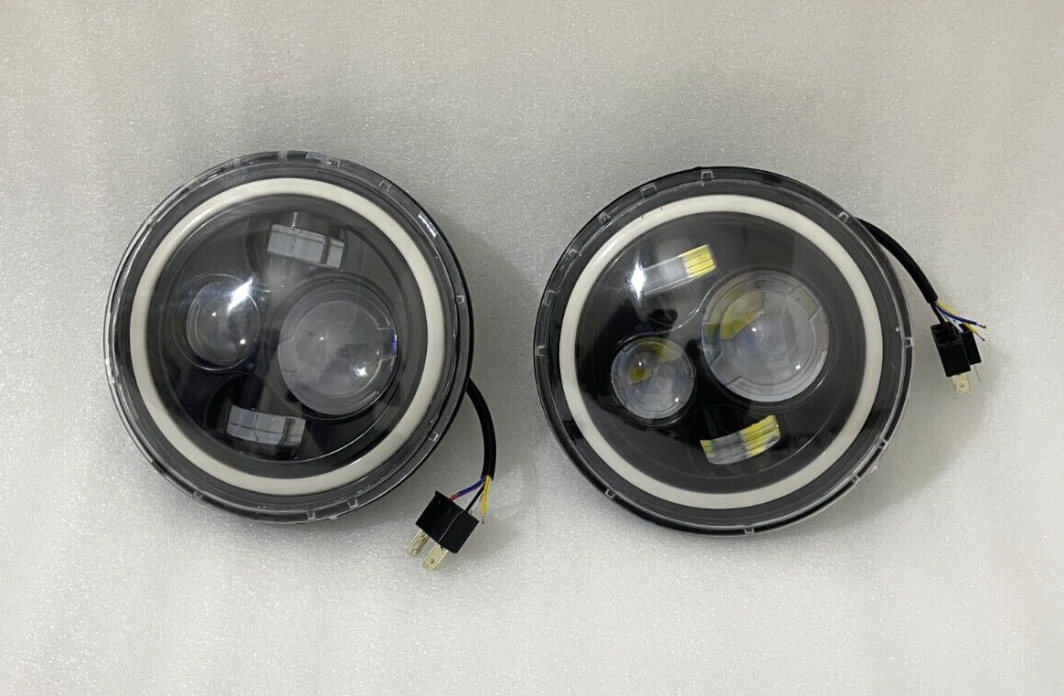 LED Headlight DRL Hi/Lo Beam 7