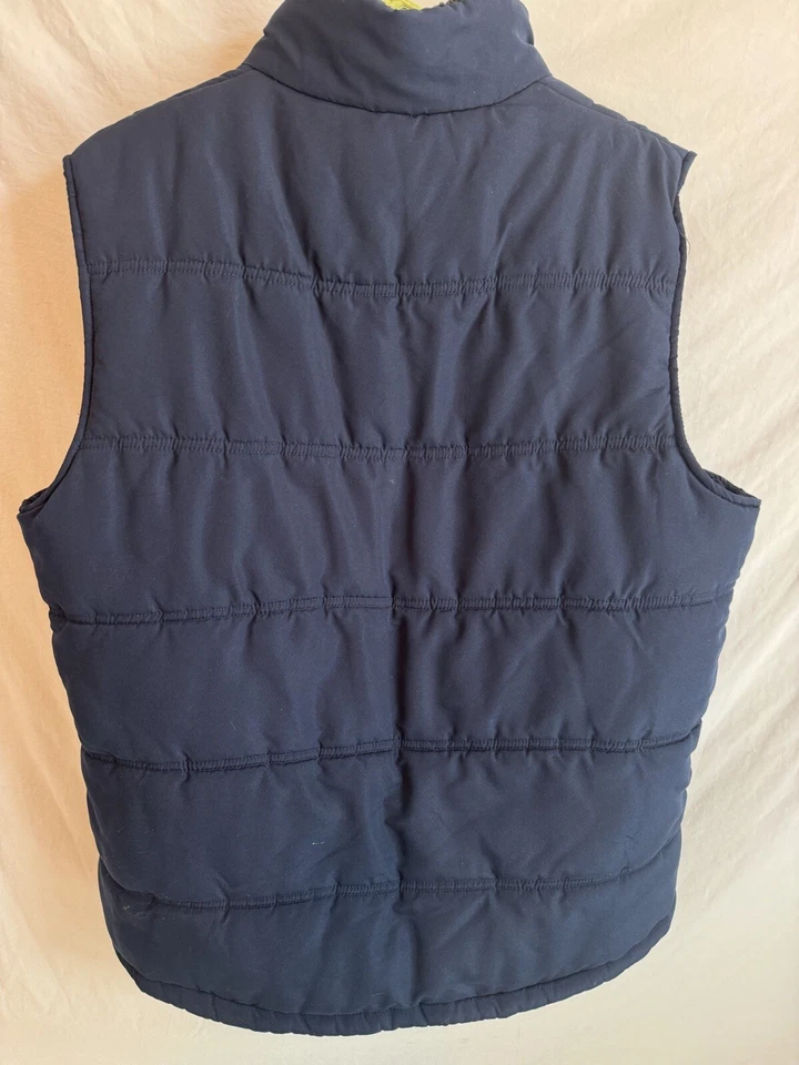 Field & Stream Quilted Vest Jacket Blue Full Zip Size XL Hunting Outdoor Puffer - Image 2 of 4
