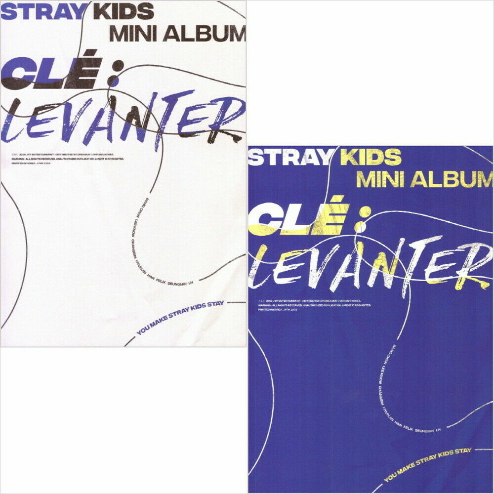 STRAY KIDS [CLE:LEVANTER] Album NORMAL 2 Ver SET 2CD+2 Photo Book+
