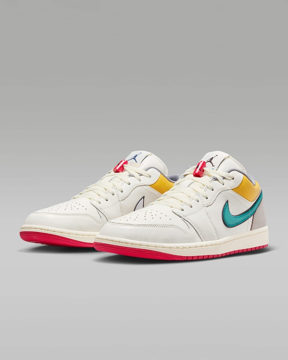 Nike Air Jordan 1 Low PRM Sail Cashmere HV4511-133 Men's Size | eBay