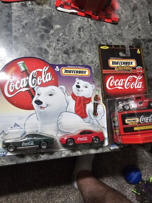 Matchbox Collectibles Coca Cola 1933 Ford Coupe 1/64 Scale 37984 Plus 2 More Car