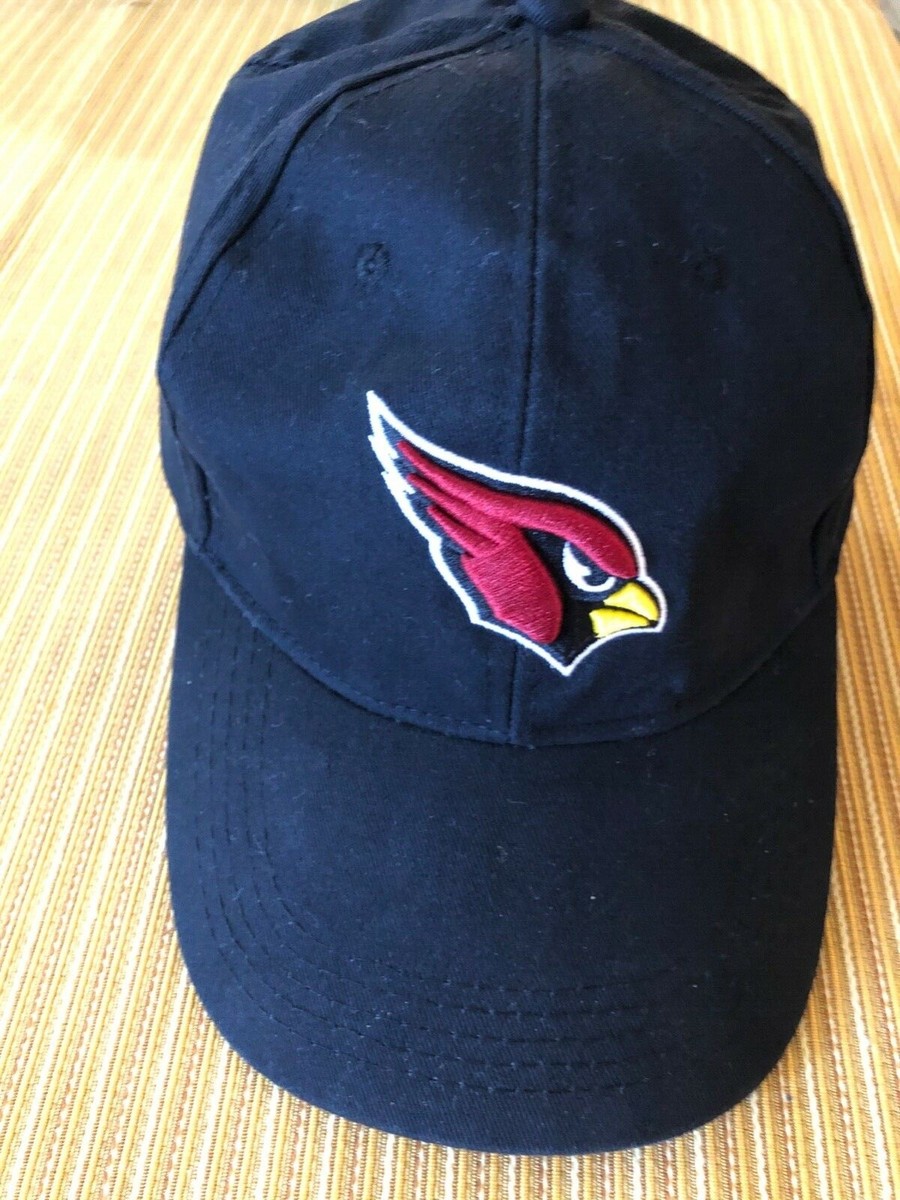 ARIZONA CARDINALS Baseball Cap Black NFL VG Condition