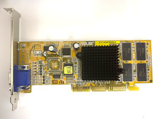 VINTAGE ASUS V7100PRO PURE 64MB NVIDIA GEFORCE2 MX 400 AGP CARD VGA ONLY MXB159