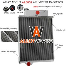 4 Core Tractor Radiator For John Deere 4000 4020 #AR40832 AR46434 AR49454