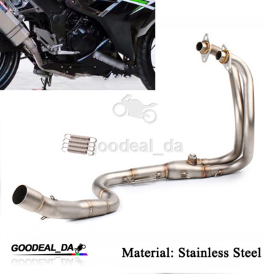 For Kawasaki Z300 Ninja 300 2013-2016 Exhaust Front Header Pipe Slip 51mm System
