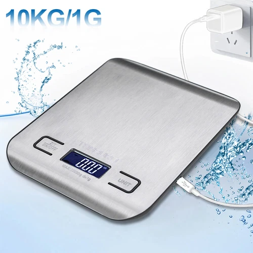 Digitale Küchenwaage Digitalwaage Haushaltswaage Briefwaage Küchen Waage 10kg/1g - Bild 1 von 12