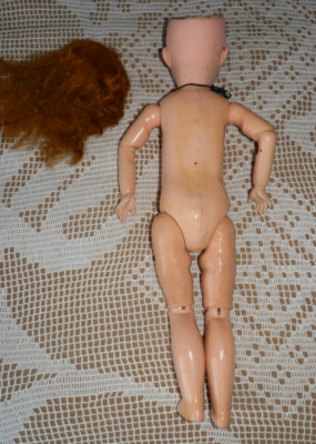 ANCIENNE POUPÉE PAPIER maché 1920/30 EUR 95,00 - FR