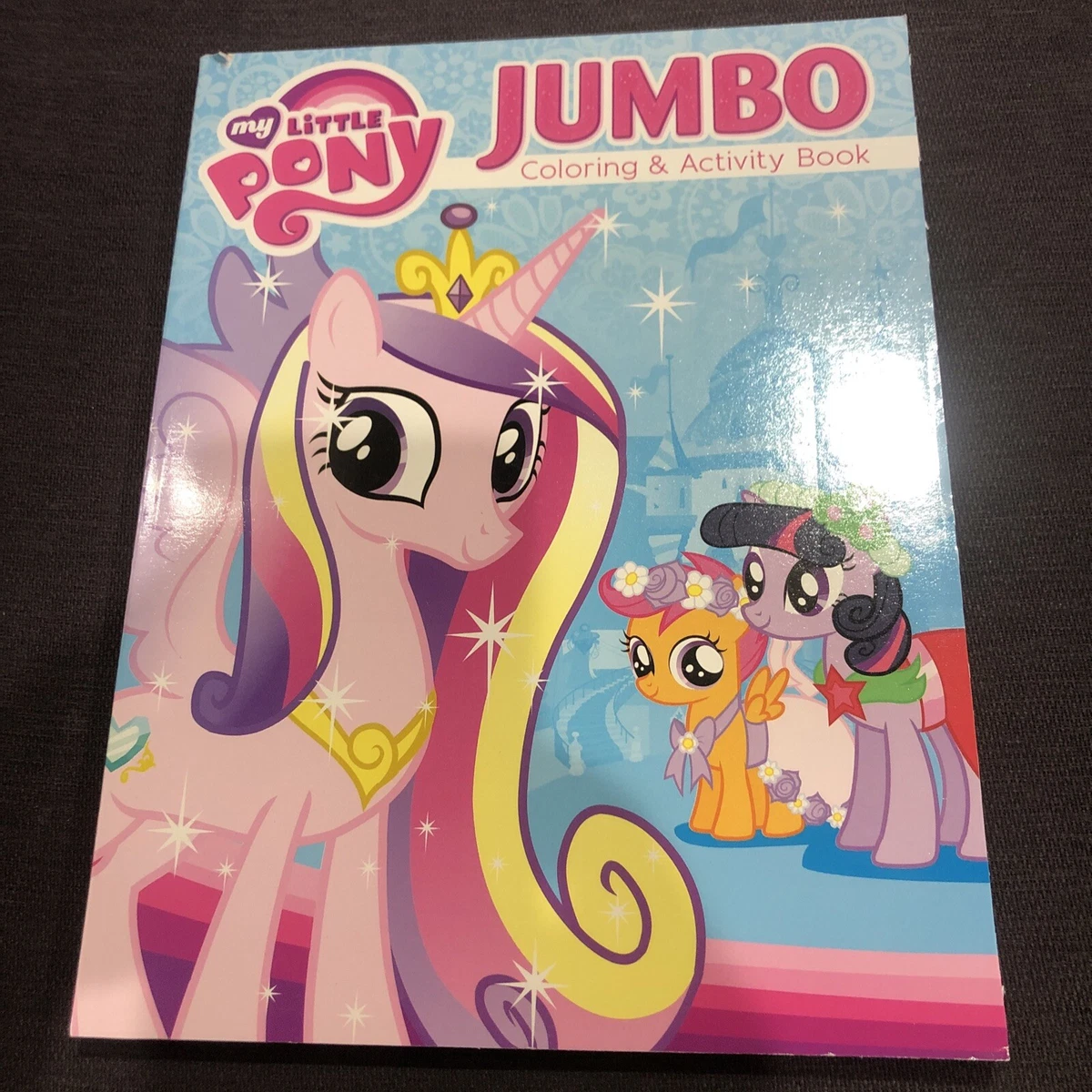 My Little Pony Jumbo Coloring and Activity Book Vintage Hasbro PB  