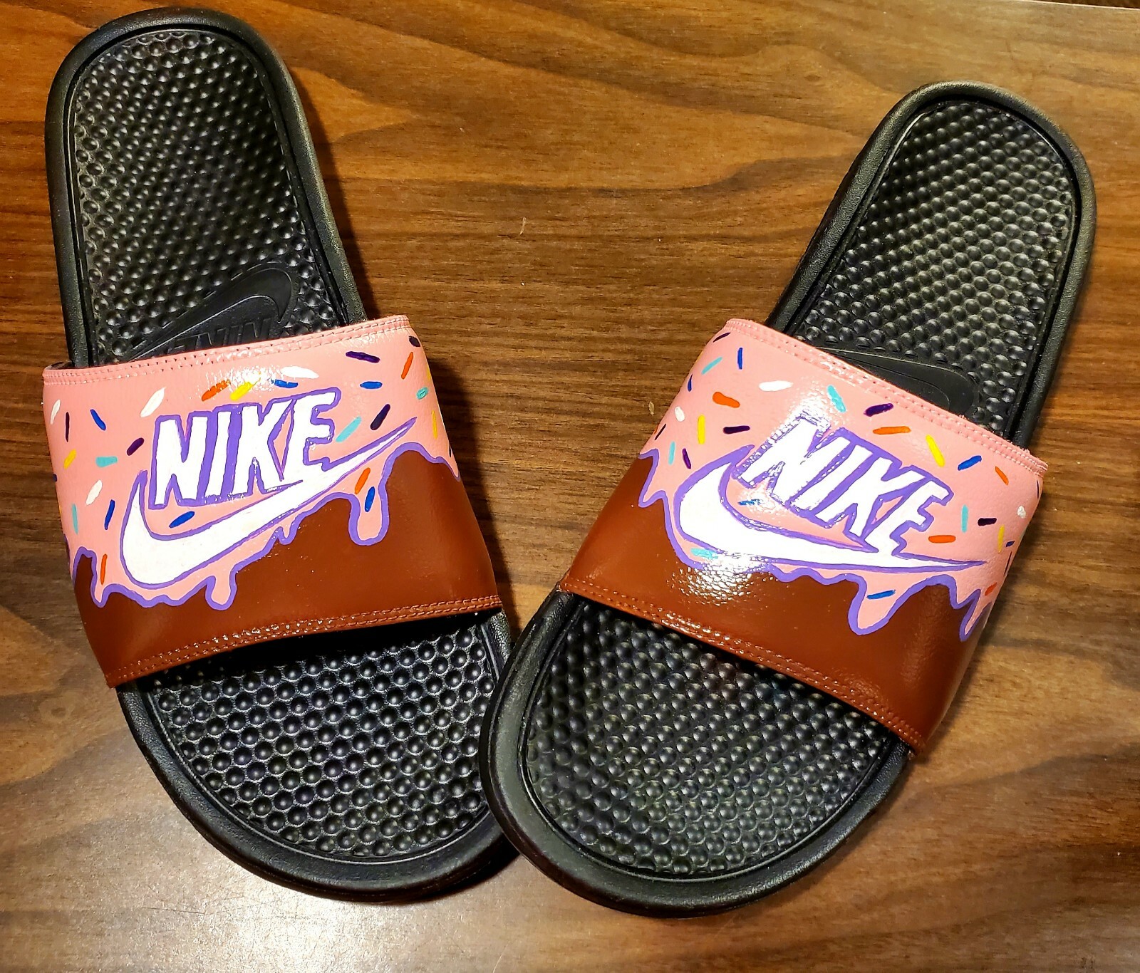 customized slides nike