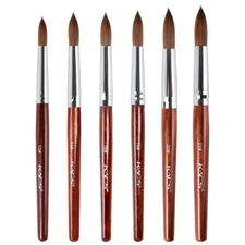 KADS Kolinsky Acrylic Nail Brush Wood Handle Manicure Nail Art Brush Pointed Tip