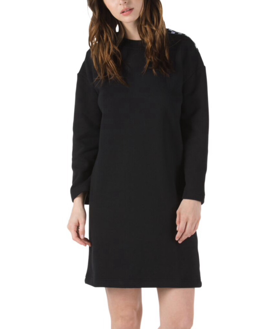 formal dress with vans Vans Women's Chromo Dress, Black White Checkerboard Size: S