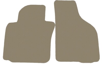 Dunkelbeige Fußmatten, Teppiche VORNE für VW Scirocco 2008-2017 14xRand