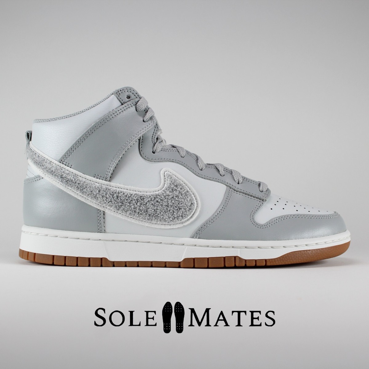 Nike Dunk High Retro University Chenille Grey Gum DR8805-003 Men's