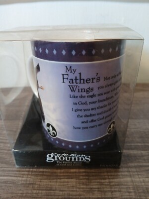 Common Grounds My Father's Wings Christian Coffee Mug by Dicksons NEW