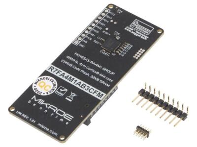 RA4M1 CLICKER Entw.Kits: Renesas ARM JTAG/SWD,USB C,mikroBUS Buchse MIKROELEKTRO