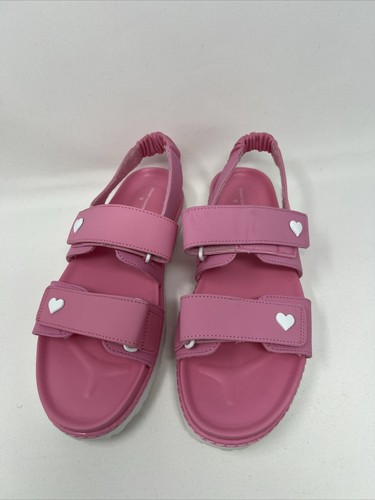 New Stoney Clover Lane x Target Pink Heart Sport Sandals | Size 8