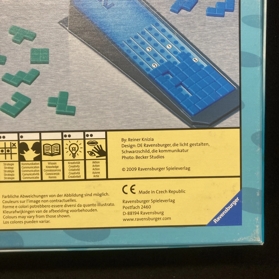 FITS game by Reiner Knizia Ravensburger 2009 tetrominoes - Image 3 of 4