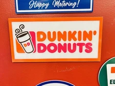 Handmade Dunkin Donuts Acrylic & Vinyl Sign (NOT Cheap Tin/NO Crummy Printing!)