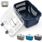 Cat Top Open Carrier Dog Puppy Basket Cage Portable Travel Kennel Training Box
