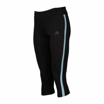 adidas Women's Response Tights Black/Blue DU0610 Size X-Small